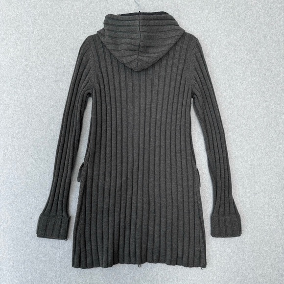 Kuhl Womens Full Zip Eva Cardigan Hooded Sweater Merino Wool Blend Small READ - Picture 2 of 16